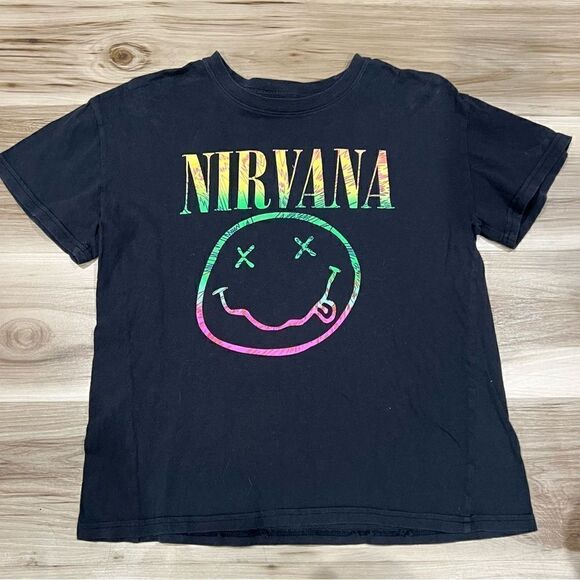 Nirvana Graphic Tee Shirt Women’s Large - Picture 1 of 3